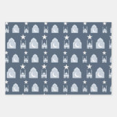 Blue Eid Geschenkpapier Set 3 (Vorderseite)