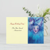 BLUE EINLADUNG (Stehend Vorderseite)