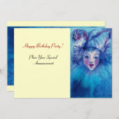 BLUE EINLADUNG (Vorne/Hinten)