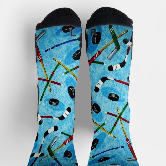 Blue Eishockey Socken (Oben)