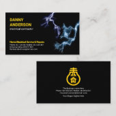 Blue Electric Blitzgerät Strike Electrical Visitenkarte (Vorne/Hinten)