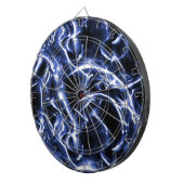 Blue Electric Dart Board Dartscheibe (Vorderseite rechts)