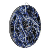 Blue Electric Dart Board Dartscheibe (Vorderseite Links)