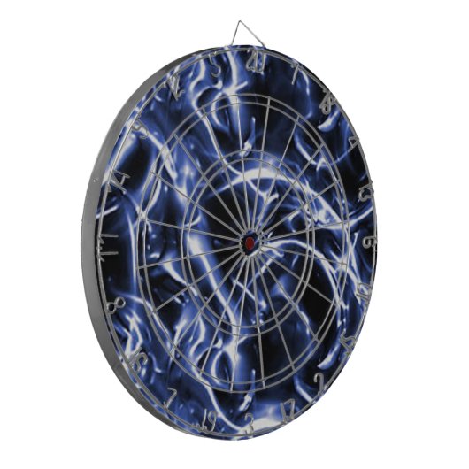 Blue Electric Dart Board Dartscheibe (Vorderseite Links)