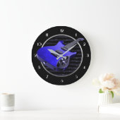 Blue Electric Gitarre rund um die Uhr (Zuhause)