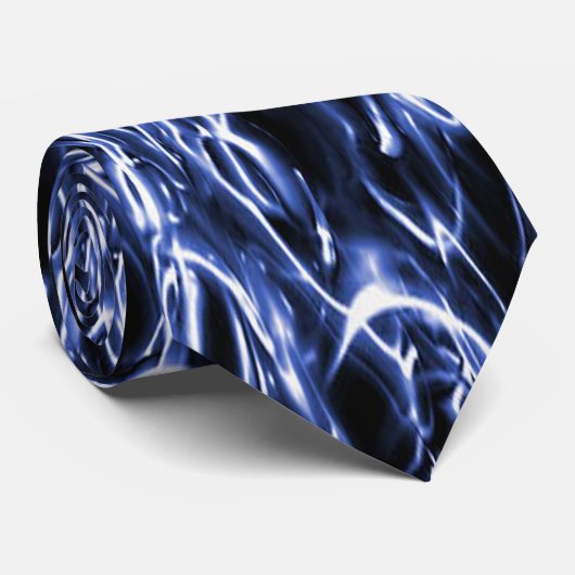 Blue Electric Krawatte (Gerollt)