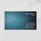 Blue Electric Pool 010 Visitenkarte (Rückseite)