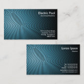 Blue Electric Pool 02 Visitenkarte (Vorne/Hinten)