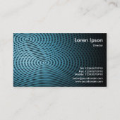 Blue Electric Pool 02 Visitenkarte (Rückseite)