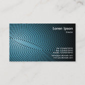 Blue Electric Pool 03 Visitenkarte (Rückseite)