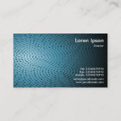 Blue Electric Pool 08 Visitenkarte (Rückseite)