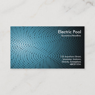Blue Electric Pool 08 Visitenkarte