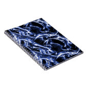 Blue Electric Spiral Notebook Notizblock (Rechte Seite)