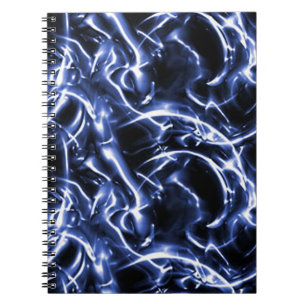 Blue Electric Spiral Notebook Notizblock
