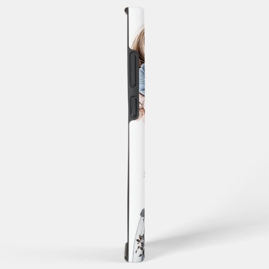 Blue Elegance Samsung Galaxy Hülle (Rechte Seite)