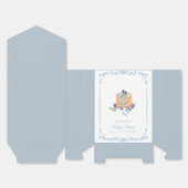 Blue Elegant French Blueberry Pancake Baby Shower Geschenkschachtel (Ungefaltet)