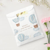 Blue Elegant Hot Air Ballon Cloud Boy Baby Shower Geschenktütchen (Versiegelt)