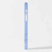 Blue Elegant iPhone 12 Hülle (Linke Seite)