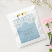 Blue Elegant Lace Favor Bags Geschenktütchen (Versiegelt)