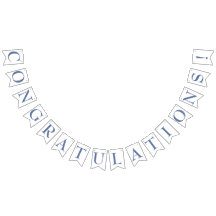 Blue elegante Gratulationen bunte Banner