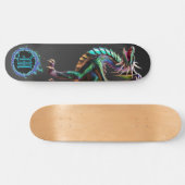 *~* Blue Element AP88 Elementardrache Fierce Skateboard (Horizontal)