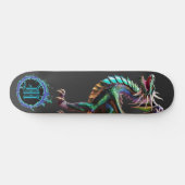 *~* Blue Element AP88 Elementardrache Fierce Skateboard (Horizontal)