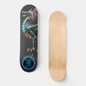 *~* Blue Element AP88 Elementardrache Fierce Skateboard (Vorderseite)