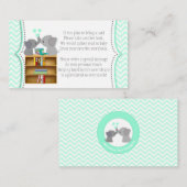 Blue Elephant Book Requests statt Card 330 #1 Begleitkarte (Vorne/Hinten)