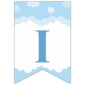 Blue Elephant Boy Baby Dusche Es ist ein Junge Wimpelkette (Zweite Fahne)