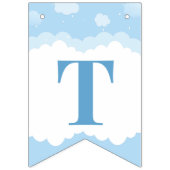 Blue Elephant Boy Baby Dusche Es ist ein Junge Wimpelkette (Dritte Fahne)