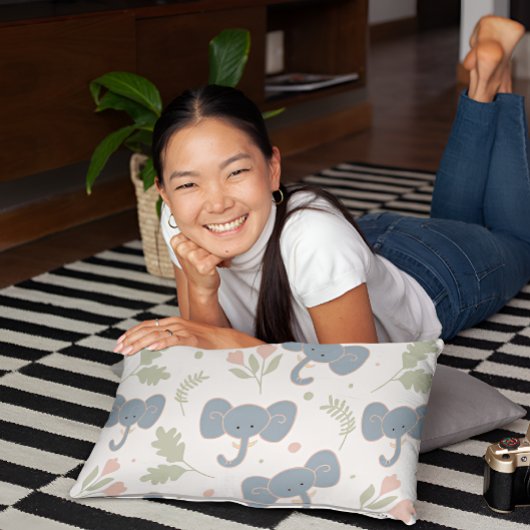 Blue Elephant Harmony Pillowcase Kissenbezug