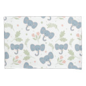 Blue Elephant Harmony Pillowcase Kissenbezug (Vorderseite)