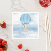 Blue Elephant Hot Air Ballon Napkins Serviette (Beispiel)
