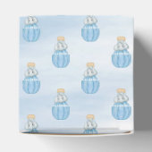 Blue Elephant Hot Air Balloon Gefälligkeitsbox Geschenkschachtel (Oben)