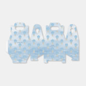 Blue Elephant Hot Air Balloon Gefälligkeitsbox Geschenkschachtel (Ungefaltet)