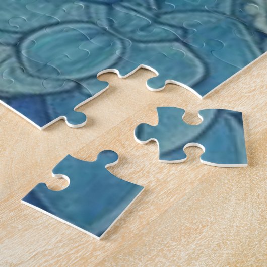 Blue Elephant Jigsaw Puzzle (Seite)
