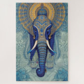 Blue Elephant Jigsaw Puzzle (Vertikal)