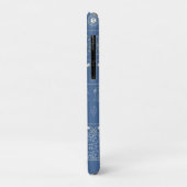Blue Elephant Mandala Case-Mate iPhone Hülle (Hinten/Links)