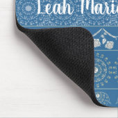 Blue Elephant Mandala Mousepad (Ecke)