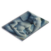 Blue Elephant Notebook Notizblock (Linke Seite)