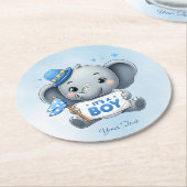 Blue Elephant Paper Untersetzer (Angewinkelt)