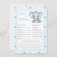 Blue Elephant Polka Dot Baby Vorhersage & Beratung