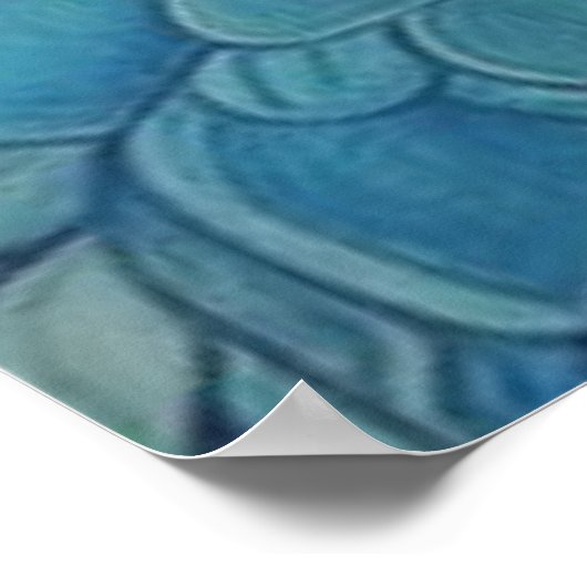 Blue Elephant Poster (Ecke)