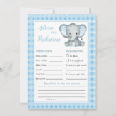 Blue Elephant Stars Kindervorhersage und Ratschläg (Vorderseite)