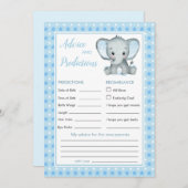 Blue Elephant Stars Kindervorhersage und Ratschläg (Vorne/Hinten)