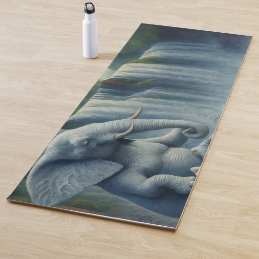 Blue Elephant Yogamatte (Beispiel)
