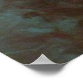 Blue Elvis Poster (Ecke)