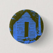 Blue Ely's Mill Button (Vorderseite)