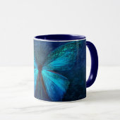 Blue Emberwing Tasse (VorderseiteRechts)