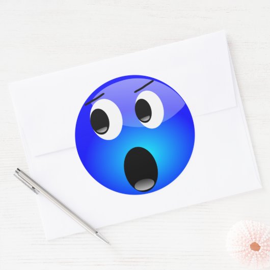 Blue Emoji Stickers (Umschlag)